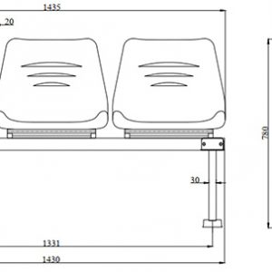 Ghế phòng chờ PC202T9