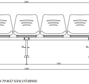 Ghế phòng chờ PC202T9